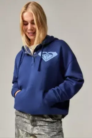 Roxy Sweat à capuche demi-boutonné UO Exclusif en taille: Small