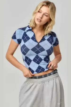 iets frans... Iets frans. Polo Haut Argyle en taille: XS