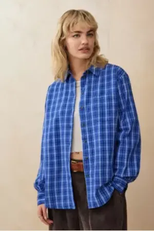 Archive At UO Chemise à carreaux bleue taille: Medium