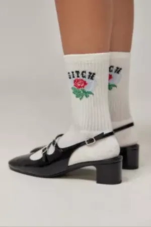Out From Under Chaussettes Pretty B*tch en taille: TAILLE UNIQUE