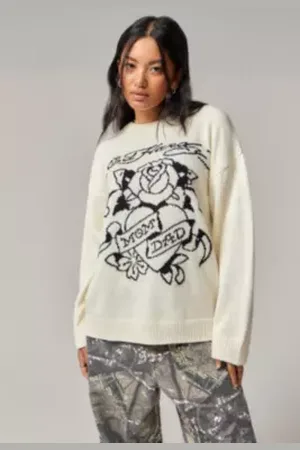 ED HARDY UO Exclusif Maman Tricot Pull en taille: XS
