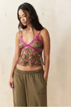 Out From Under Haut Cami Mindy à Imprimé Floral en taille: Large