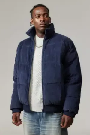 BDG Veste matelassée en velours côtelé taille: Small