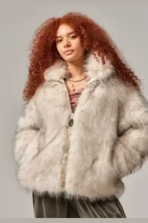 Silence + Noise Veste en fausse fourrure Wade en taille: XL