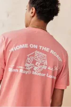 Stan Ray T-Shirt Maison Sur La Route en taille: Large