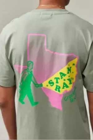 Stan Ray T-Shirt Lampe de Poche Sauge en taille: XL
