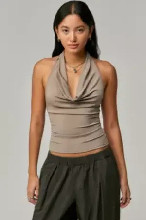 Silence + Noise Haut Halter Coyote en taille: Large