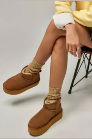 Emu Bottes Chestnut Stinger Micro Platform en taille: UK 6