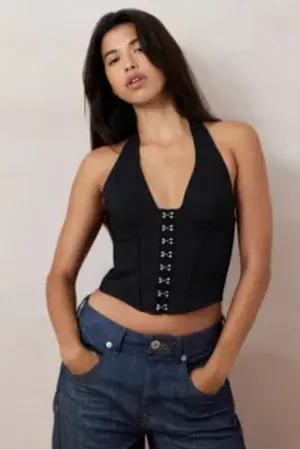 Silence + Noise Corset à Rayures Hot Stuff en taille: Small