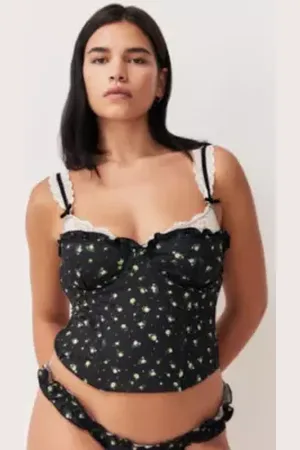 Wild Lovers Corset Floral Macy Amants Sauvages par en taille: 32D