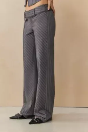 Silence + Noise Pantalons évasés Bengaline en taille: XS