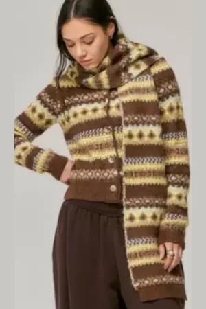 Urban Outfitters Écharpe Fairisle UO par en taille: TAILLE UNIQUE