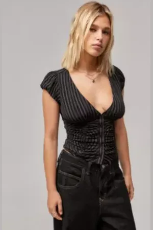 Silence + Noise Chemise Froncée Penny en taille: XL