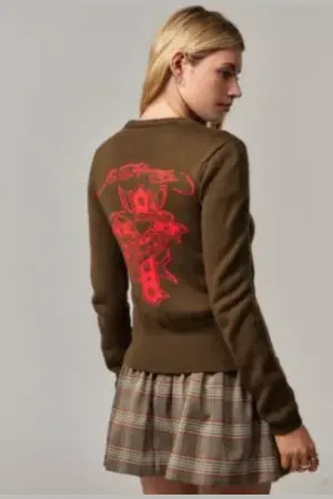 ED HARDY Gilet UO Exclusif Caur Croix en taille: Medium