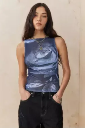 Urban Outfitters Débardeur UO à dos échancré floral par en taille: XS