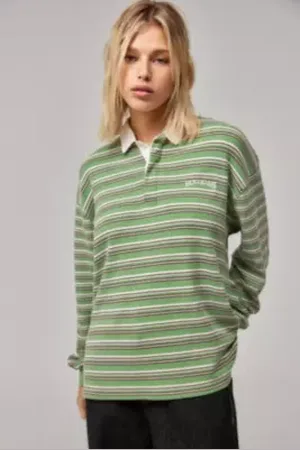 BDG Haut de rugby gaufré menthe en taille: XS