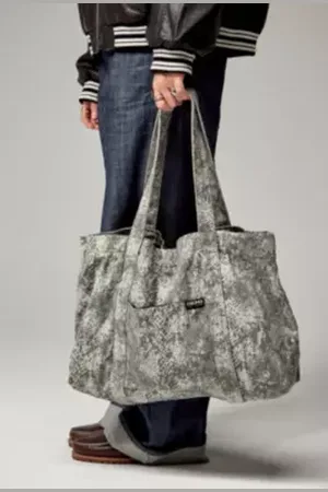 BDG Sac Fourre-Tout En Toile Imprimé Serpent Avec Poche en taille: TAILLE UNIQUE
