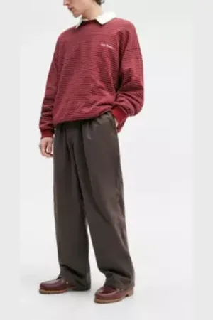 iets frans... Iets frans. Brown Harri Chino Trousers en taille: XS