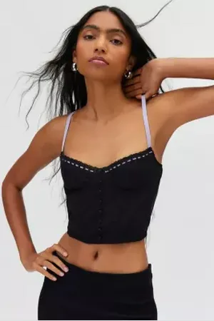 Out From Under Corset à ruban Modern Love en taille: Medium