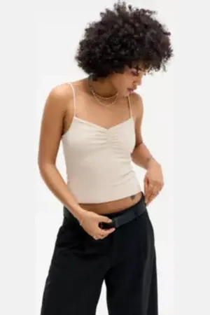 Silence + Noise Silence + Bruit Cami Luna Froncé-Devant par en taille: XL