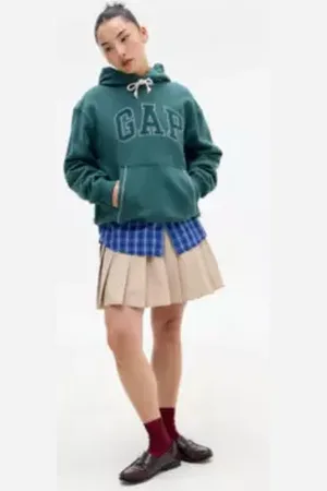 GAP Sweat à capuche avec logo cousu taille: Small