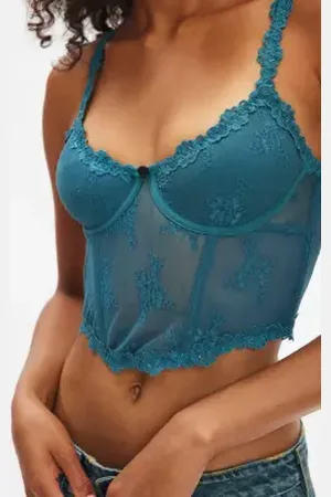 Out From Under Corset en dentelle Firecracker en taille: Small