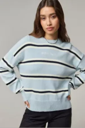 Guess Pull Rayé en Maille en taille: Medium
