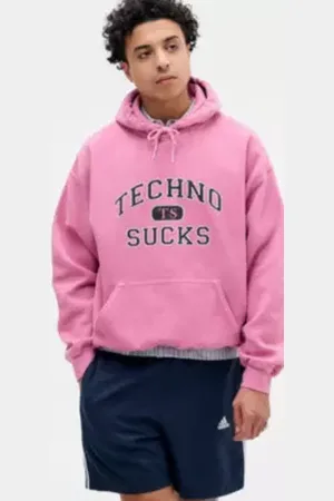 Urban Outfitters UO Pink Techno Hoodie par en taille: Large