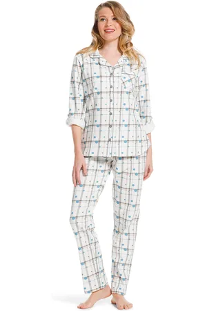 Pastunette Dames doorknoop pyjama 20222-142-6
