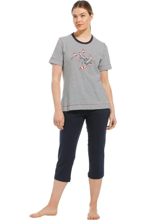 Pastunette Dames pyjama capri 20221-144-2 - - 46