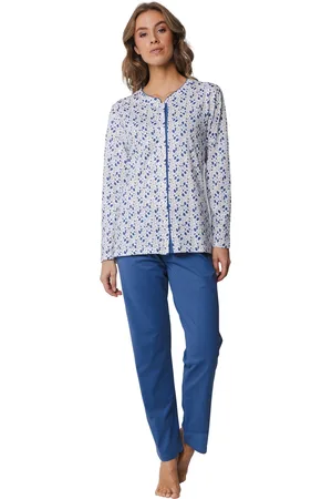 Pastunette Dames pyjama doorknoop 20242-150-6 - - 52