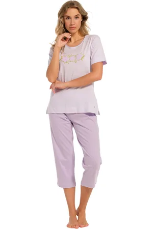 Pastunette Dames pyjama capri 20241-138-2 - - 48