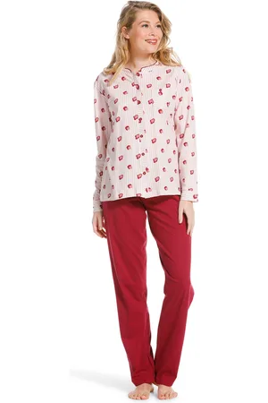 Pastunette Doorknoop dames pyjama 20222-104-6 - - 52