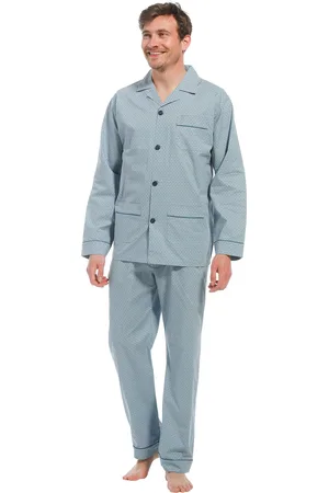 Robson Heren pyjama doorknoop 27221-700-6 - - 66