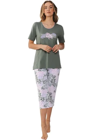 Pastunette Dames pyjama capri 121251-106-2 - - 50