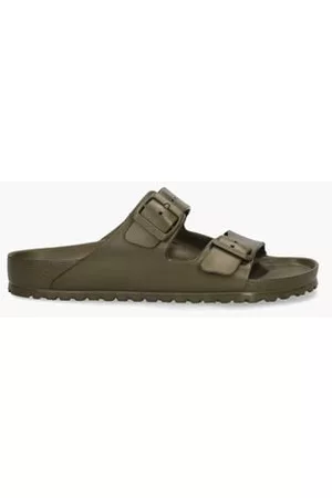 Birkenstock Heren Arizona Essentials Legergroen