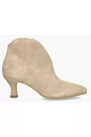 VIA VAI Dames Enkellaarzen - Noelle Rock Beige