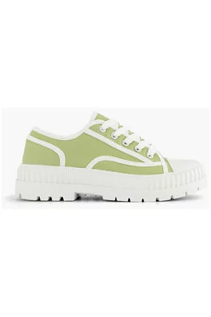 Graceland Dames Sneakers - Groene Chunky Canvas Sneaker Dames (maat 41, )