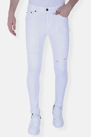 Local Fanatic Te slim fit jeans met scheuren 1090