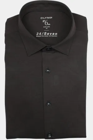 Olymp Business hemd lange mouw extra slim fit van jersey 250374/68
