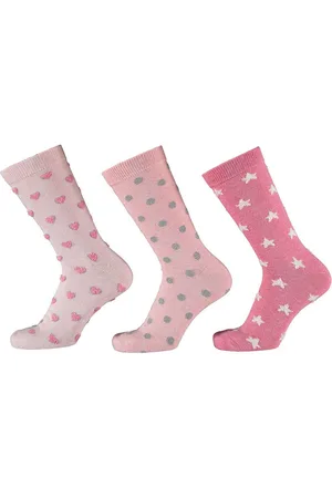 Apollo Fashion sokken dames hartjes stip ster print