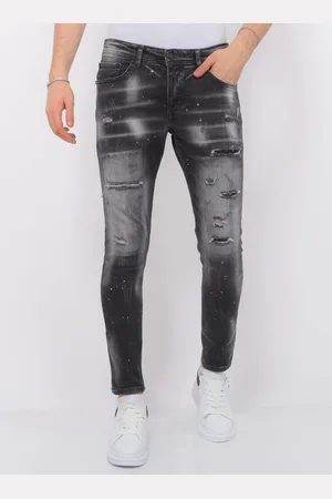 Local Fanatic Distressed jeans stonewash slim fit