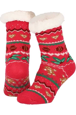 Apollo Dames home socks kerst huissokken kerstsokken