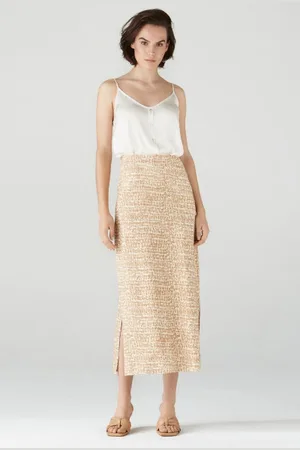Simple Calsi printed midi skirt multi