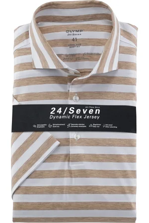 Olymp 24/seven level 5 overhemd met korte mouwen