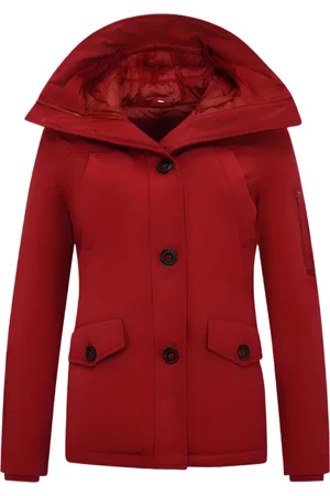 Thebrand Winterjas getailleerd met capuchon