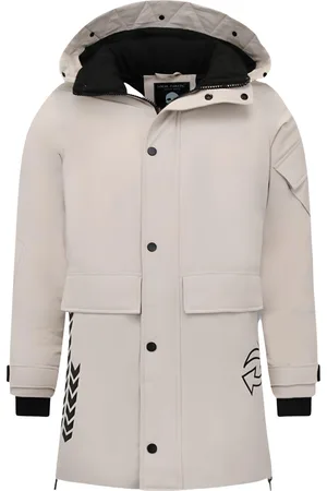 Enos Beige winterjas 9803