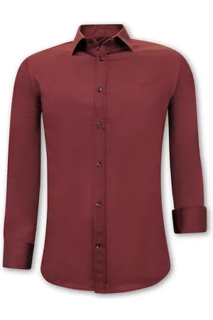 TONY BACKER Satijn slim fit