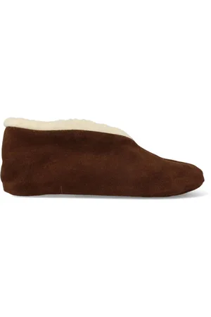 Bernardino Spaanse sloffen 100% wol donker