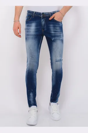 Local Fanatic Blue stone washed jeans slim fit